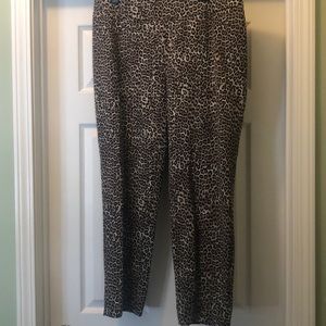Chico Leopard print pants. Chico size 2.5